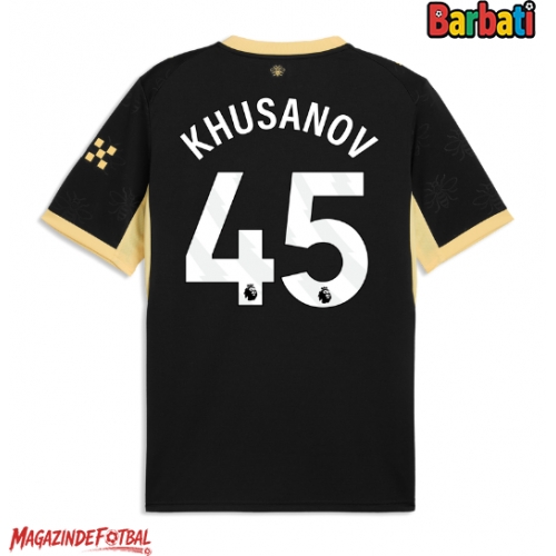 Manchester City Abdukodir Khusanov #45 Tricou Fotbal Replică 2026-27 Barbati Deplasare Manchester City Abdukodir Khusanov #45 Tricou Fotbal Replică 2026-27 Barbati Deplasare